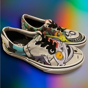 Vans x The Nightmare Before Christmas Halloween Town Skate Shoe SZ M 5.5/W 7